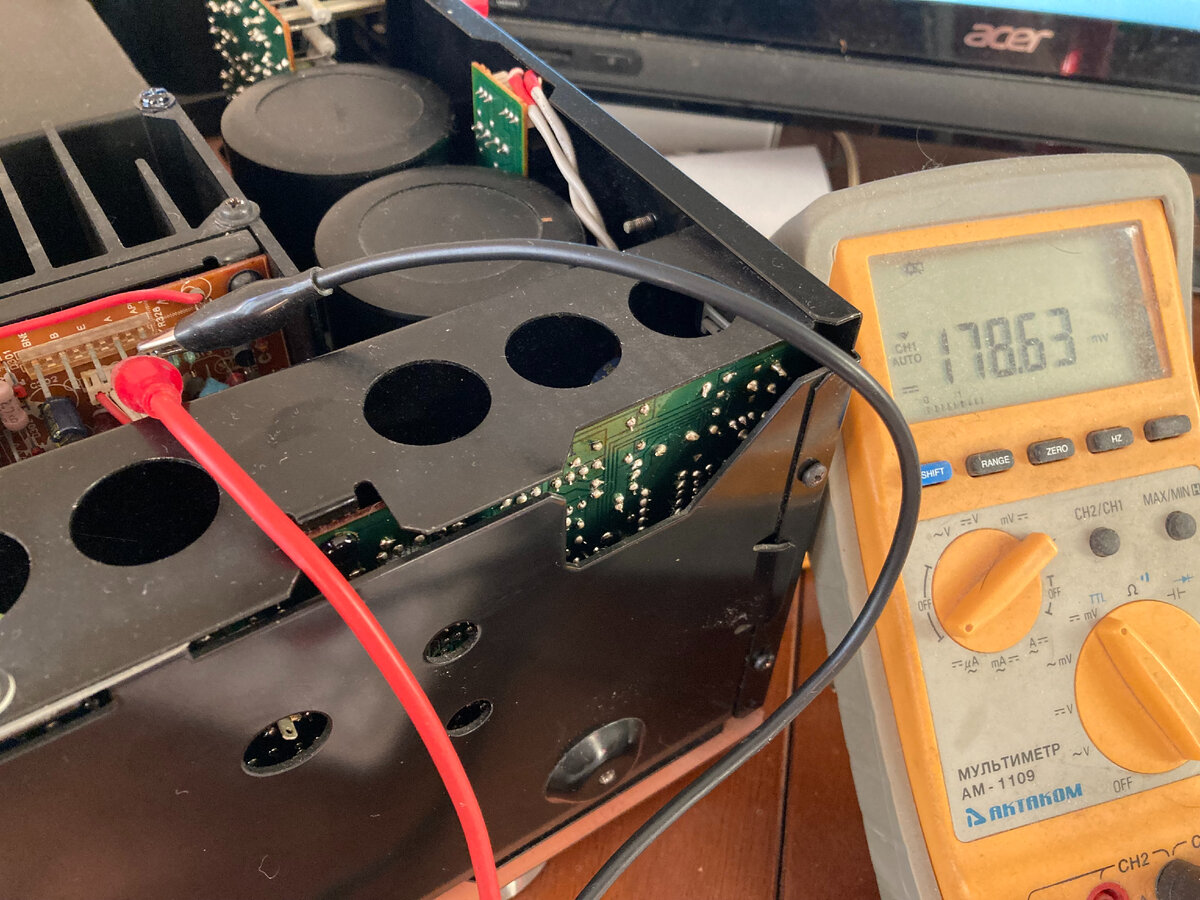 Настройка тока покоя усилителя класса А