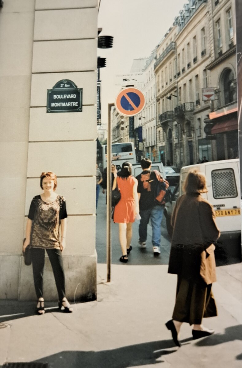 Я на Монмартре. Июль 1997 года