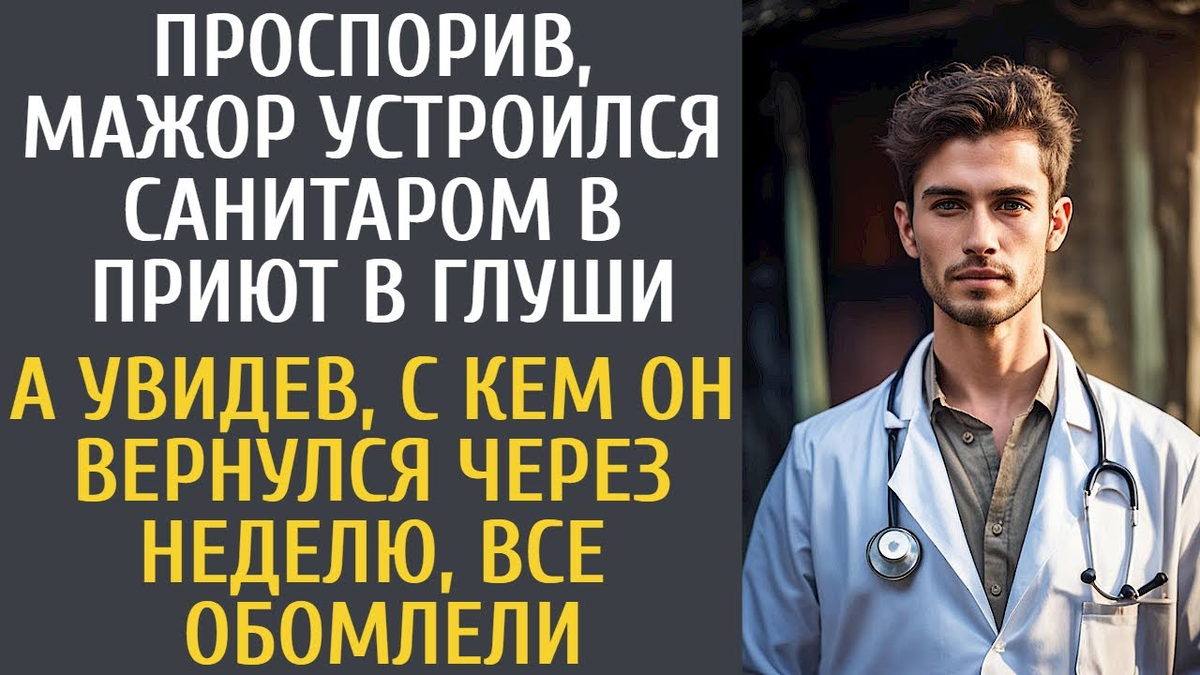 Проспорив, мажор устроился санитаром в приют в глуши. А увидев, с кем он  вернулся, все обомлели | Савченко Ольга | Дзен