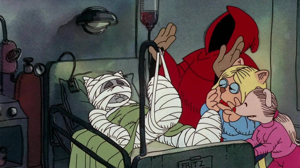 Фото: Aurica Finance Company, Fritz Production📷«Приключения кота Фрица». Ральф Бакши, 1972