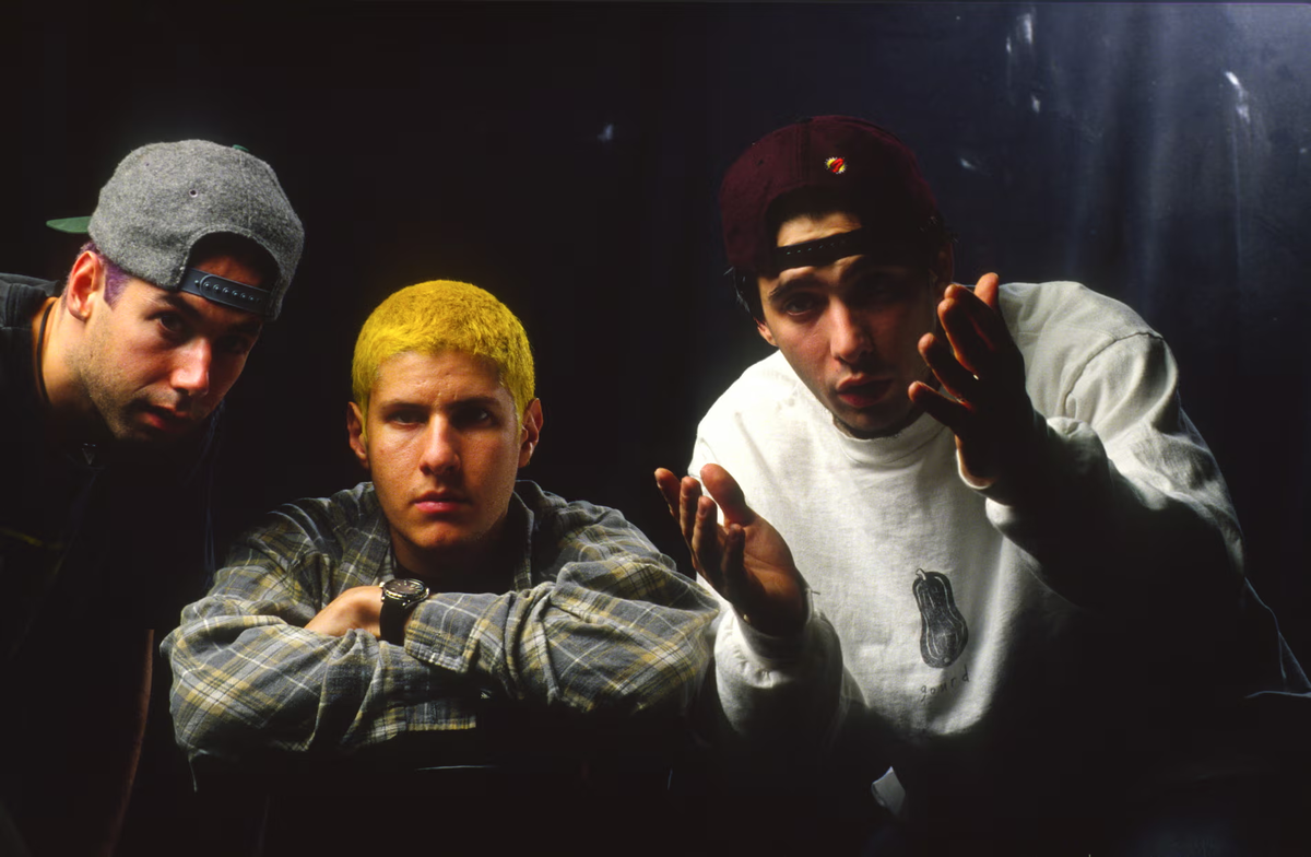 Beastie Boys на фото 1992 года. Фотография: Gie Knaeps/Getty Images