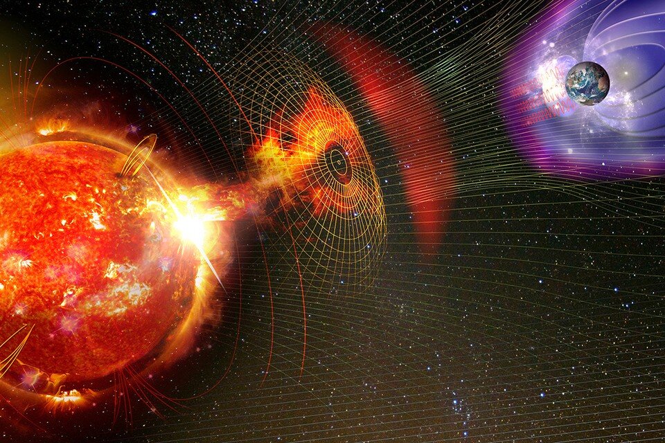    В начале мая Земля пережила мощнейшую магнитную бурю из-за вспышек на Солнце. Shutterstock