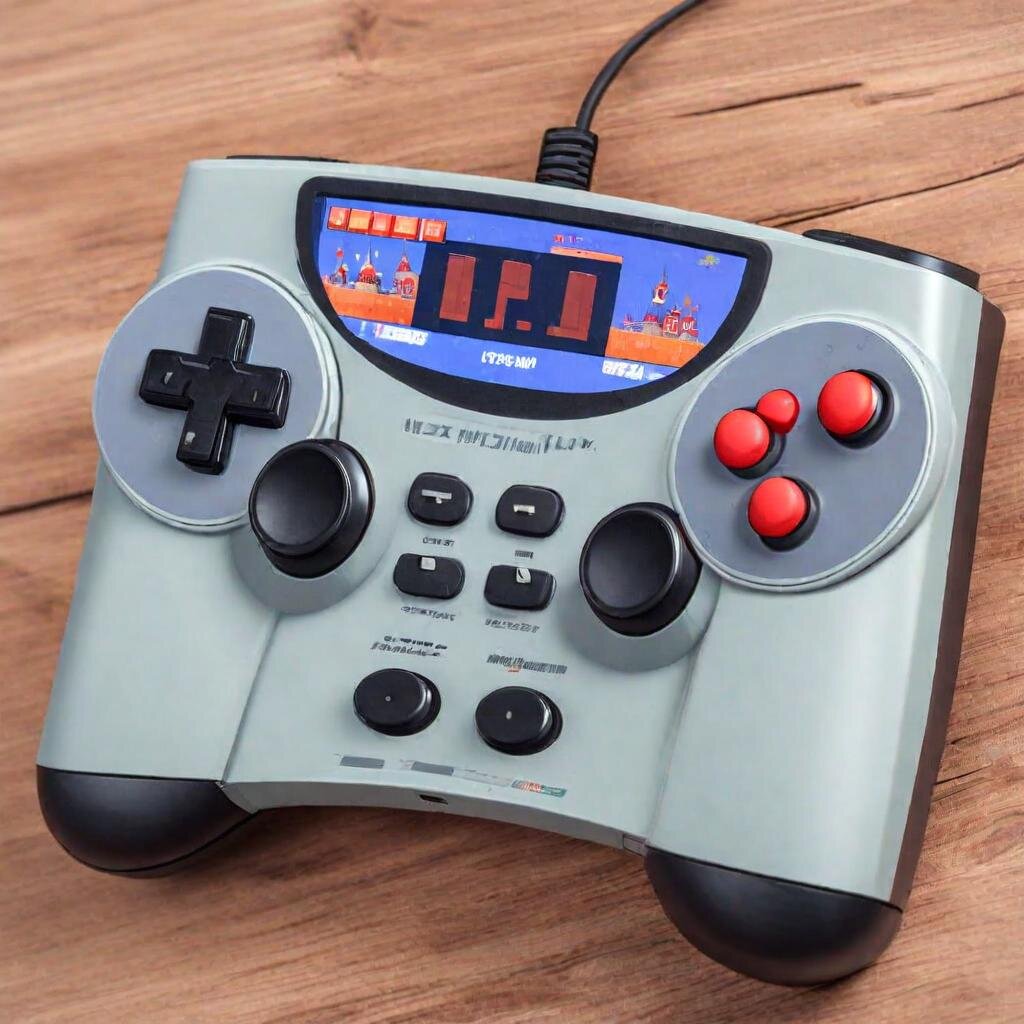 так по мнению нейросети может выглядеть российская игровая консоль