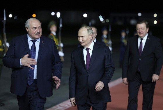    Владимир Путин и Александр Лукашенко