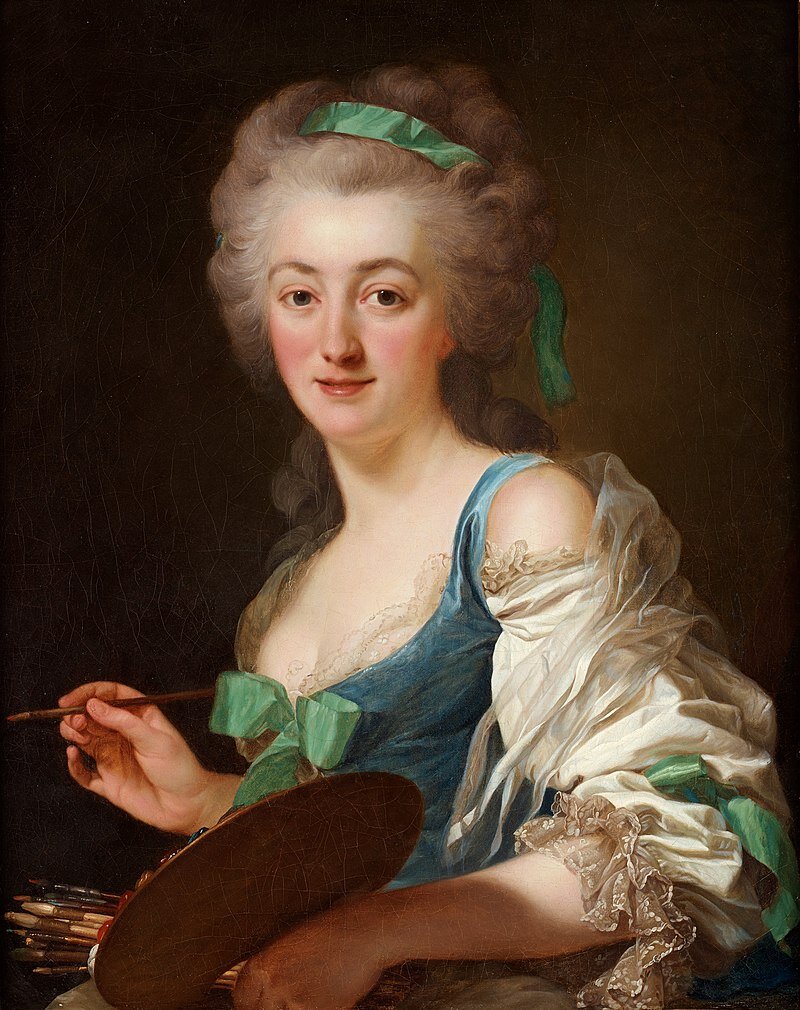 Alexander Roslin, Portrait of Anne Vallayer-Coster, 1783