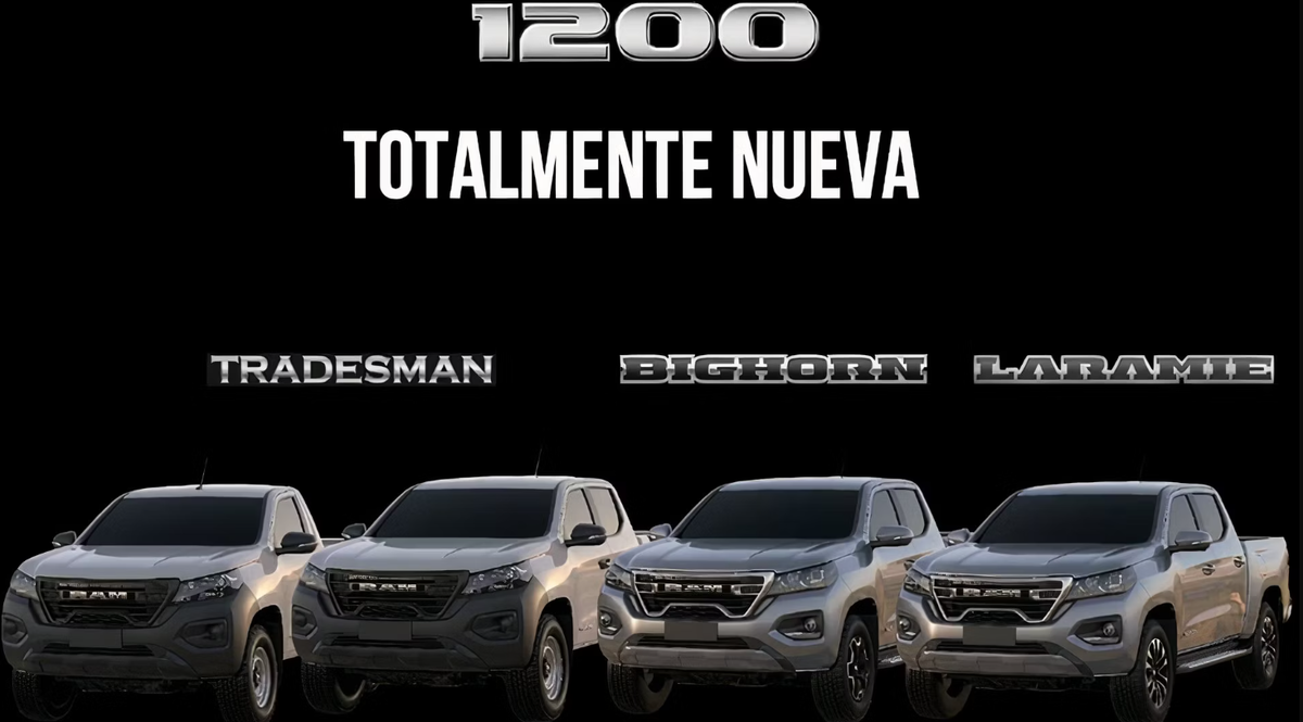 Модификации нового пикапа Ram 1200, которые будут предложены покупателям в Южной Америке и Мексике