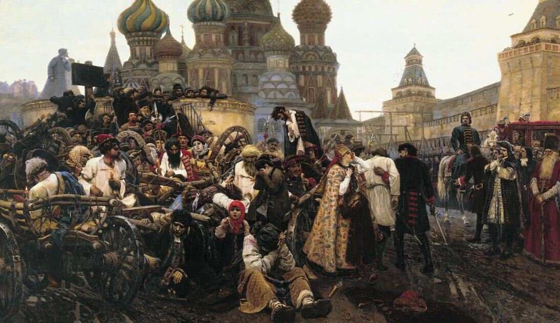 Утро стрелецкой казни Василий Иванович Суриков. 1881, 218×379 см