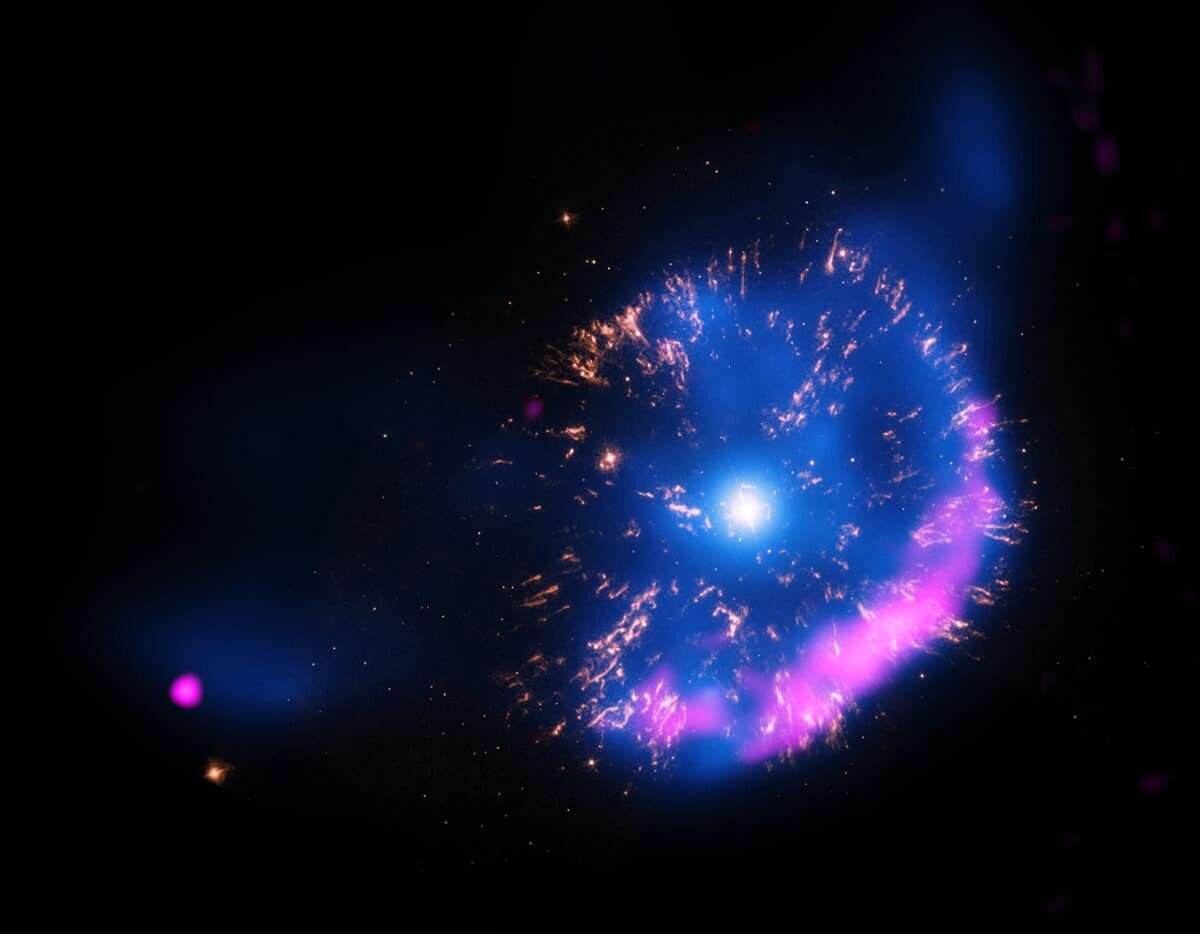    Вспышка сверхновой GK Персея / © NASA / CXC / RIKEN / D.Takei et al