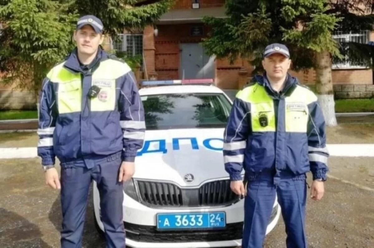   Старший лейтенант полиции Владимир Николаев и лейтенант полиции Виталий Серегин.