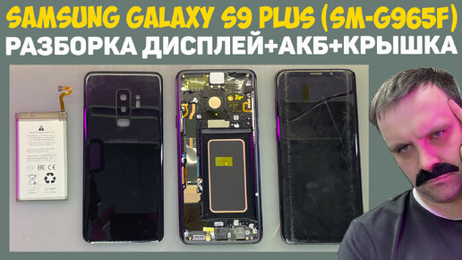 ✅Samsung Galaxy S9 Plus (SM-G965F) - РАЗБОРКА, ДИСПЛЕЙ/АКБ/КРЫШКА