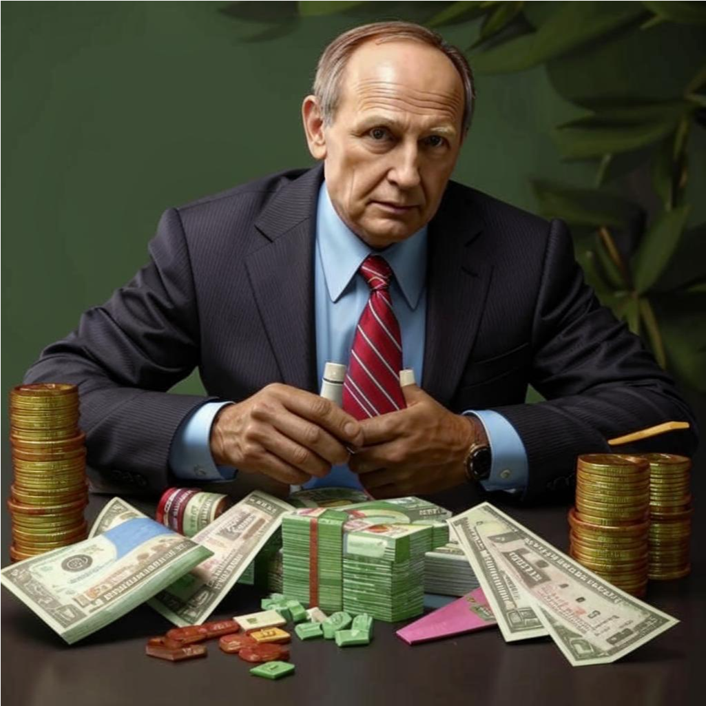 Так видит кандинский 3.1 запрос (5 лет инвестиций в Россию, пенсия, деньги)