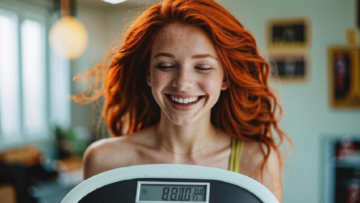 Сейчас девушка весит 78 килограммов при росте 165 сантиметров и счастлива этому.  Фото: Изображение сгенерировано нейросетью Kandinsky 3.0