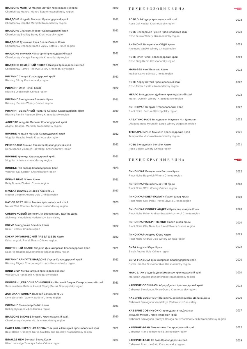   «Винная карта России»