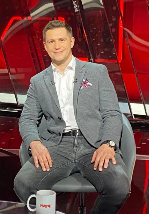 Артем Божко в эфире Матч ТВ. Фото из архива Артема Божко