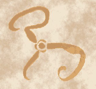 Желтый знак в современном виде. Его ввели уже во время первых игр с участием Хастура. 