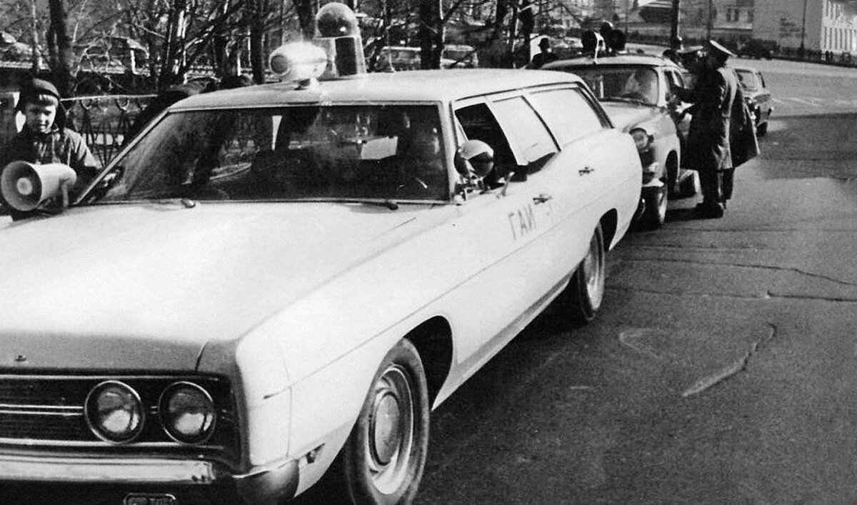 Ford Galaxie Custom 500 Wagon 1970 модельного года — первая иномарка столичного ГАИ.