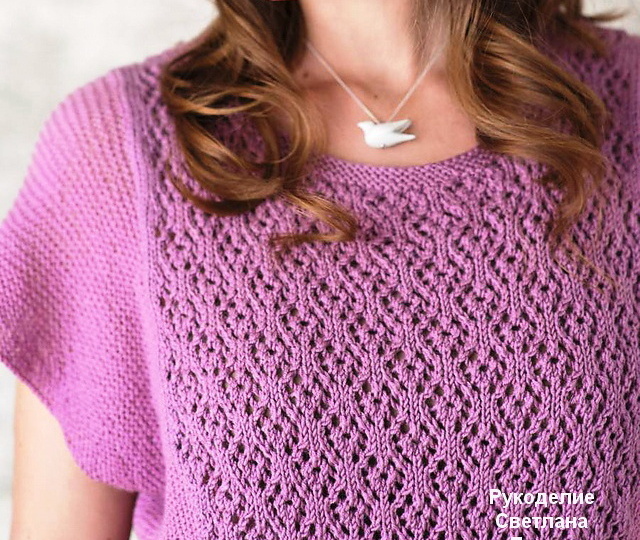 Искушение ажуром: топы, которые вызывают желание вязать!