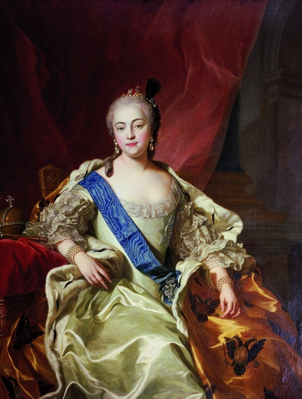 Carle Vanloo, Portrait de l’impératrice Élisabeth Petrovna (1760)