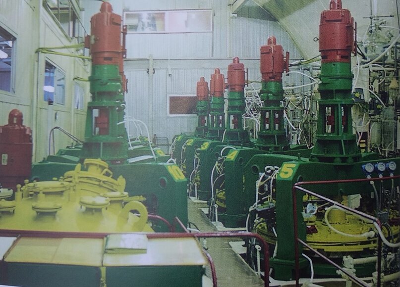 Рис.1. Детекторы Баксанской нейтринной обсерватории, расположенной в Кабардино – Балкарии, глубоко внутри горы Андырчи