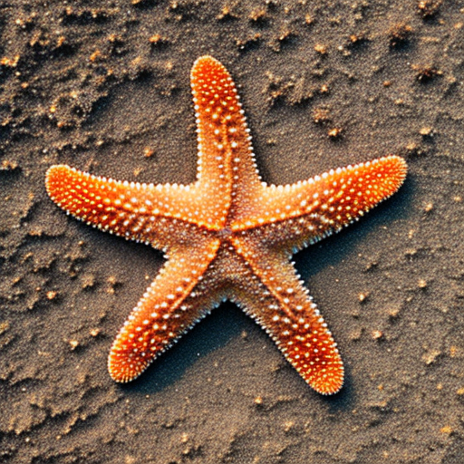 Морские звёзды- чудо океана. Фото создано ИИ