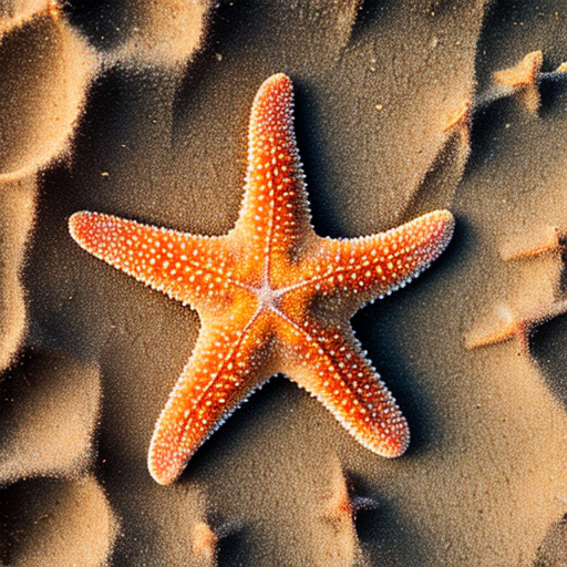 Морские звёзды. Фото создано ИИ