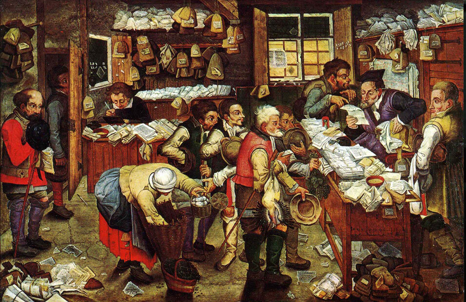 Питер Брейгель Младший "Уплата налога" (1640)