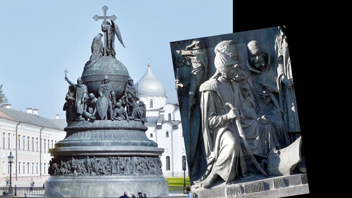 «Тысячелетие России» — монумент, воздвигнутый в Новгороде