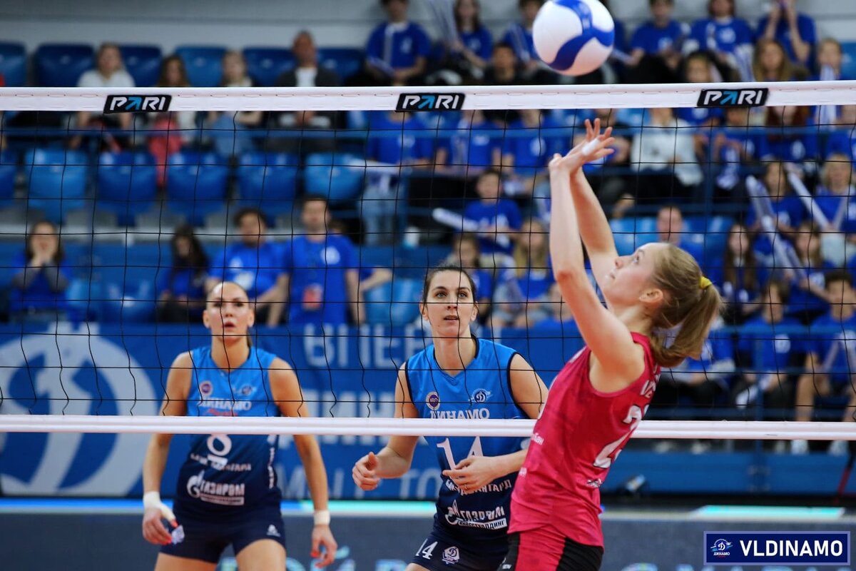 29 апреля. Связующая "Ленинградки" Анна Шевченко в знаковом историческом матче для петербургского волейбола. Фото: волейбольный клуб "Динамо" (Москва)