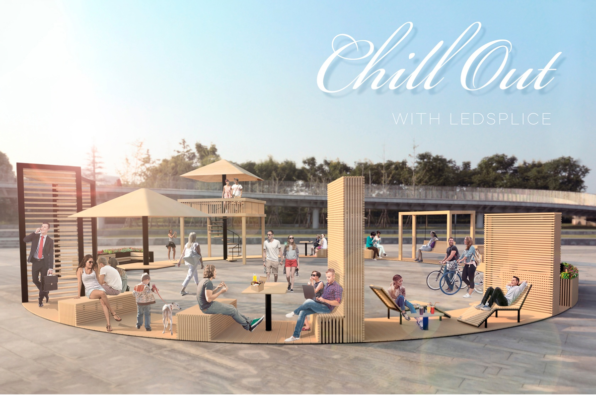 Место отдыха - лаунж зона для парков и других городских пространств