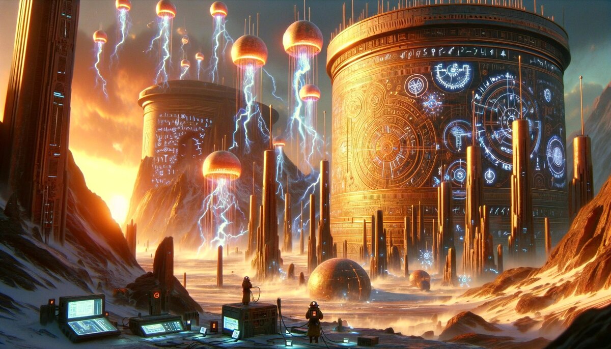 Аврора и Люкс приземляются на поверхность планеты, сразу ощущая ее необычную энергию.