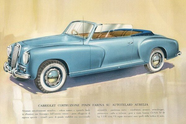 Кабриолет Aurelia B50 от Pinin Farina