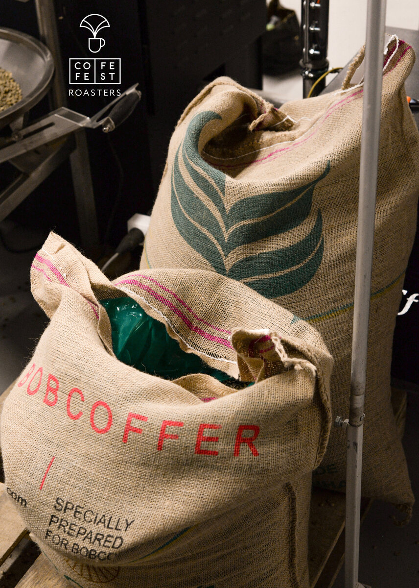 Обжарка кофе на производстве CofeFest 