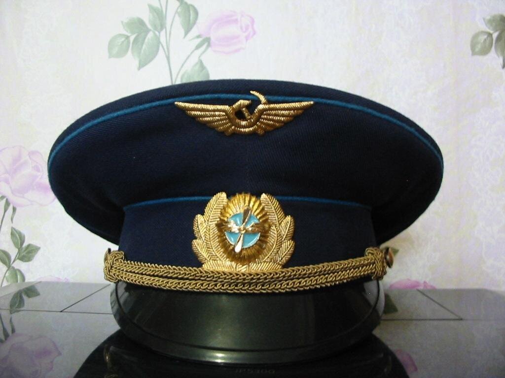 фуражка для повседневной носки одежды работников ГВФ СССР. 