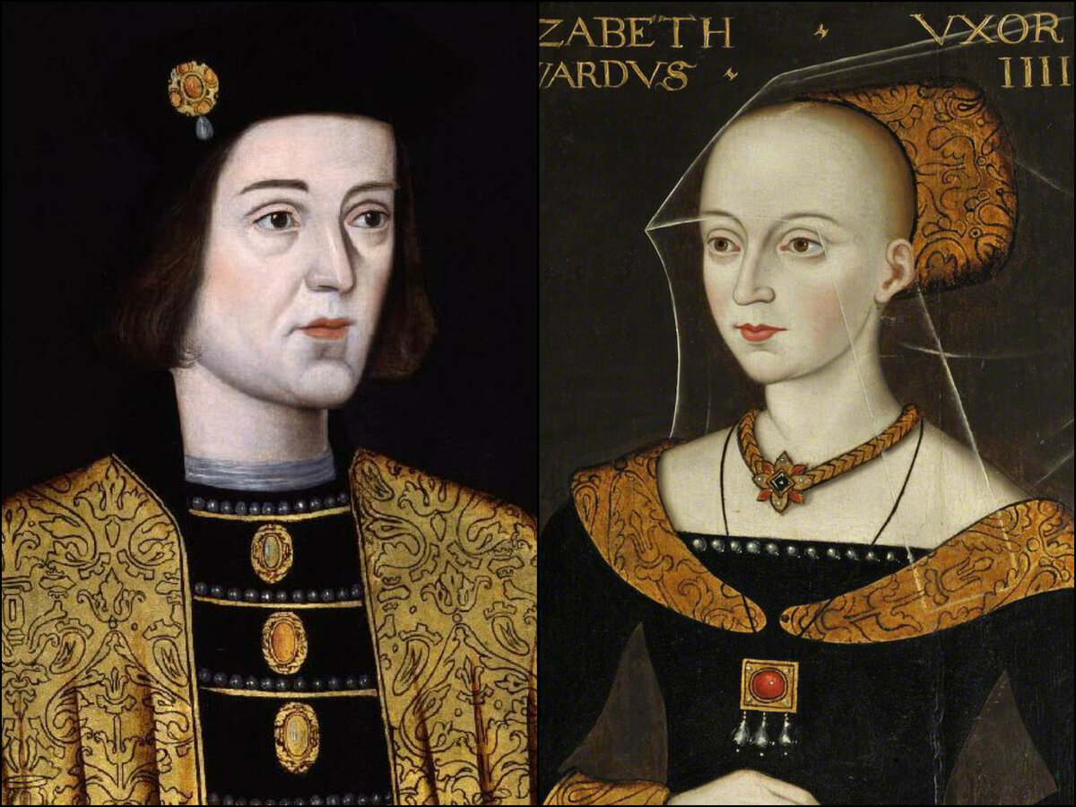 Король Эдуард IV и Елизавета, родители Сесилии