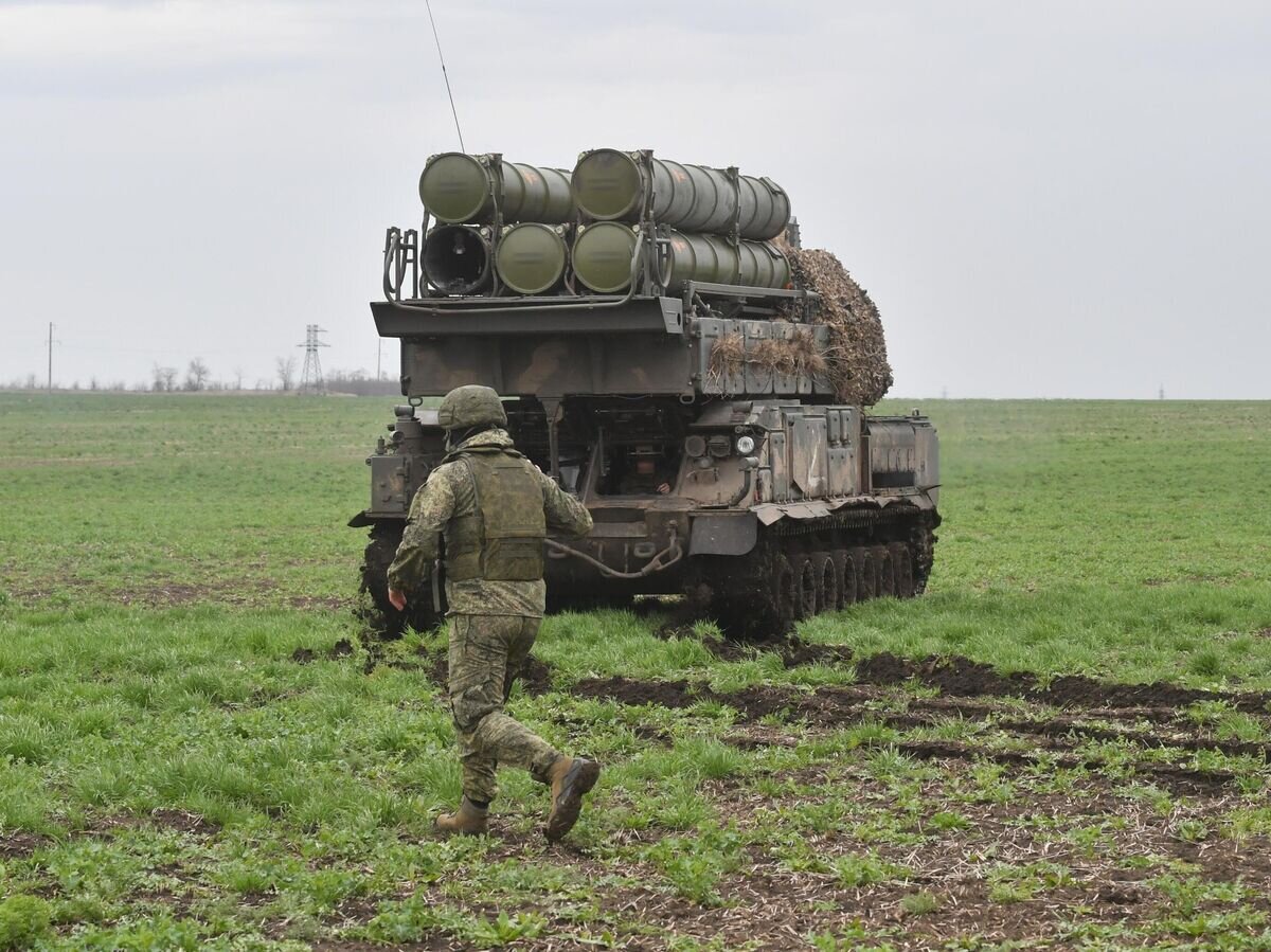    Зенитно-ракетный комплекс "Бук-М3" ПВО ЮВО ВС РФ на позиции в зоне СВО© РИА Новости