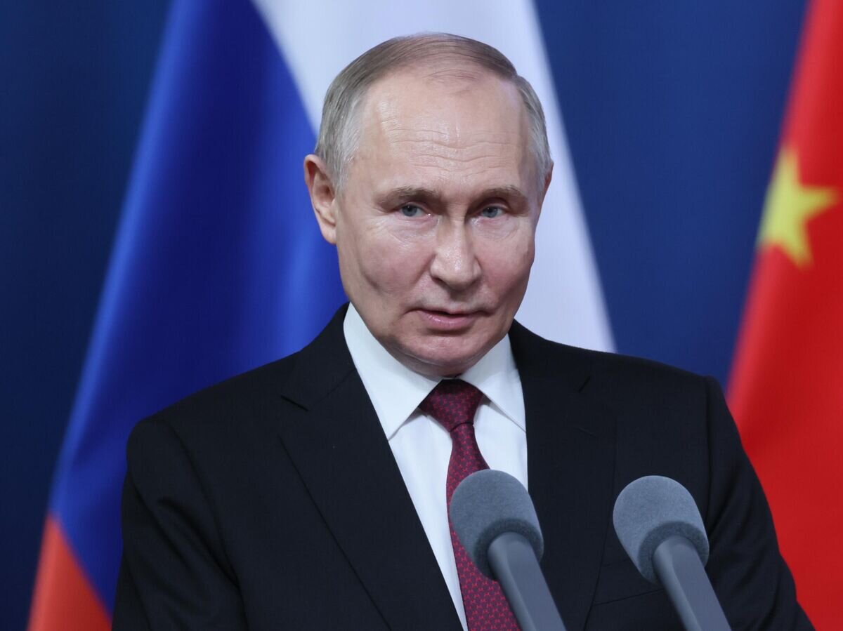    Президент России Владимир Путин выступает на встрече со студентами Харбинского политехнического университета© РИА Новости / POOL