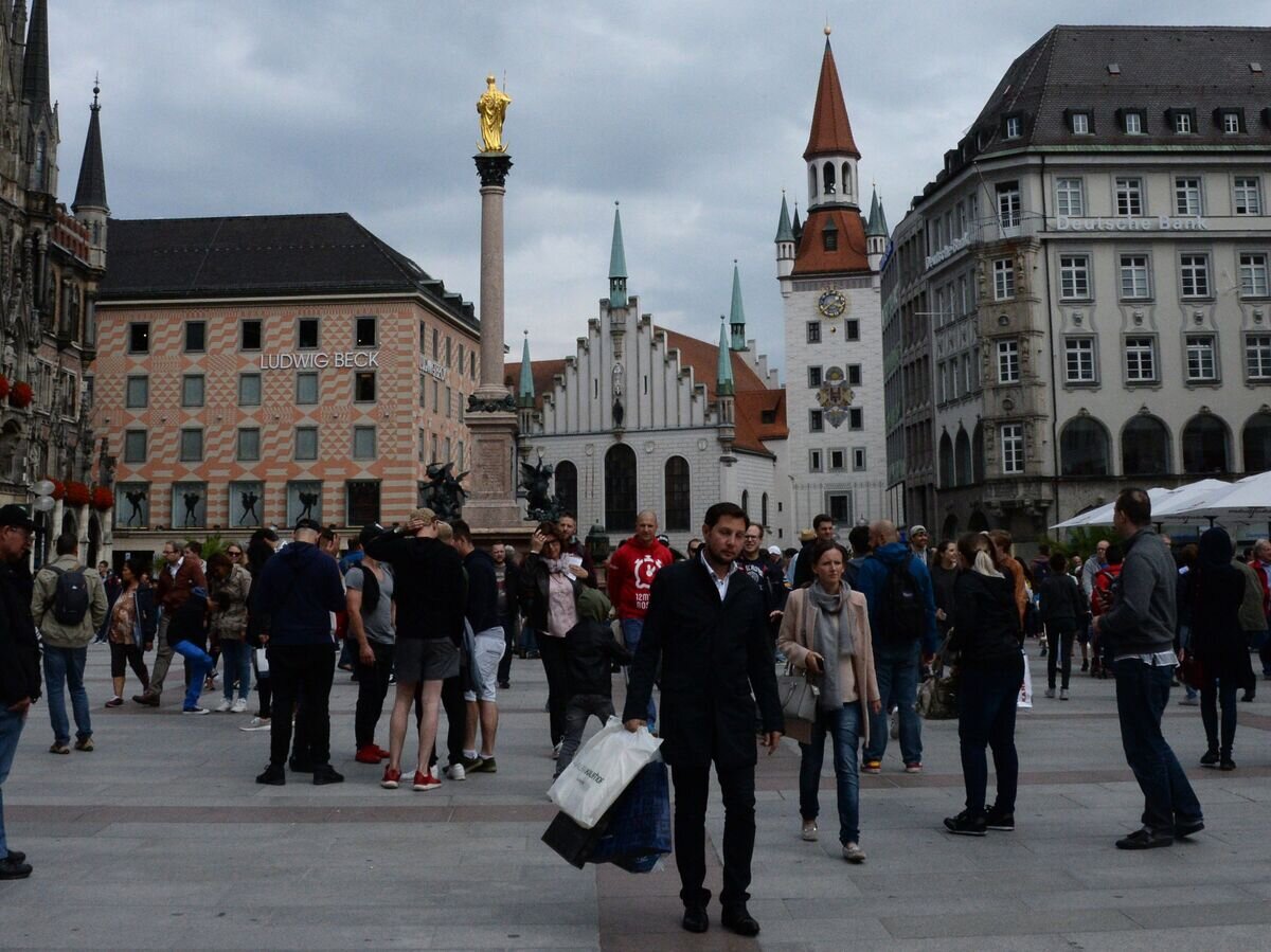    Мариенплац - центральная площадь Мюнхена© РИА Новости / Владимир Федоренко