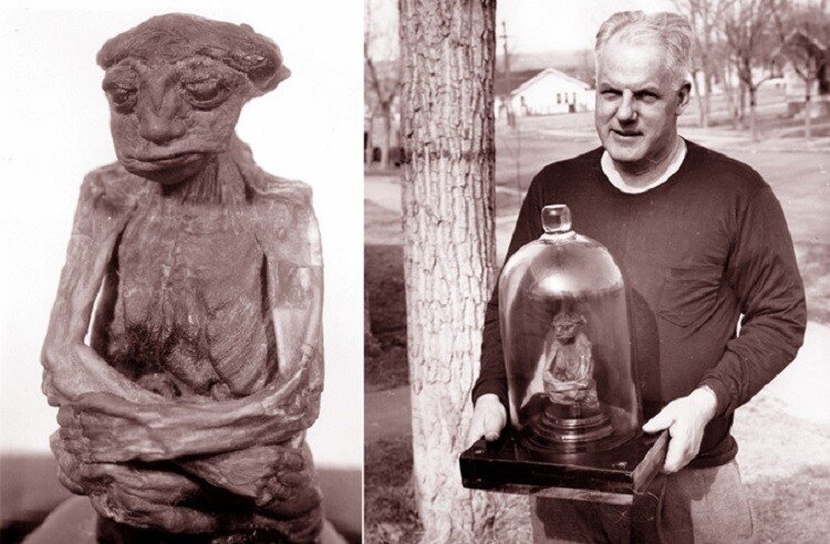 Фото мумии, 1950 год