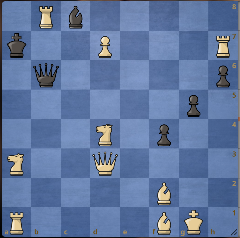 м1, ход белых