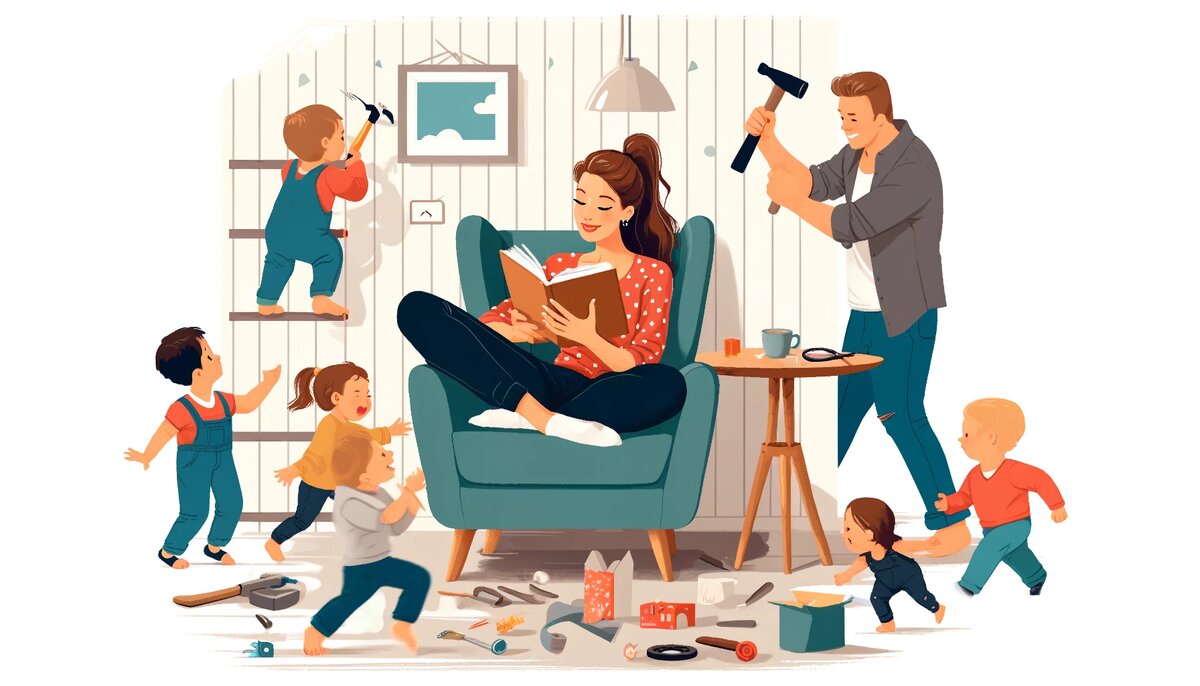 Можно увлечься игрой или фильмом, чтением хорошей книги, собственными мыслями.