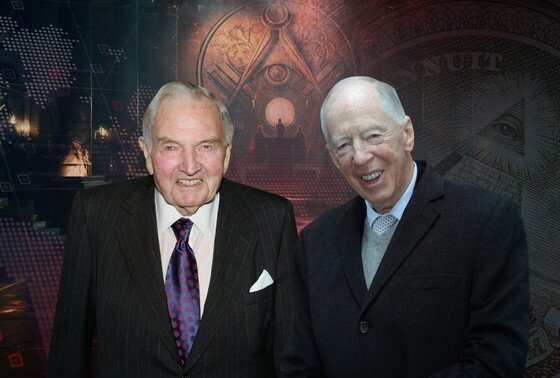     Дэвид Рокфеллер и Джейкоб Ротшильд