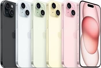 iPhone 15 во всех расцветках.