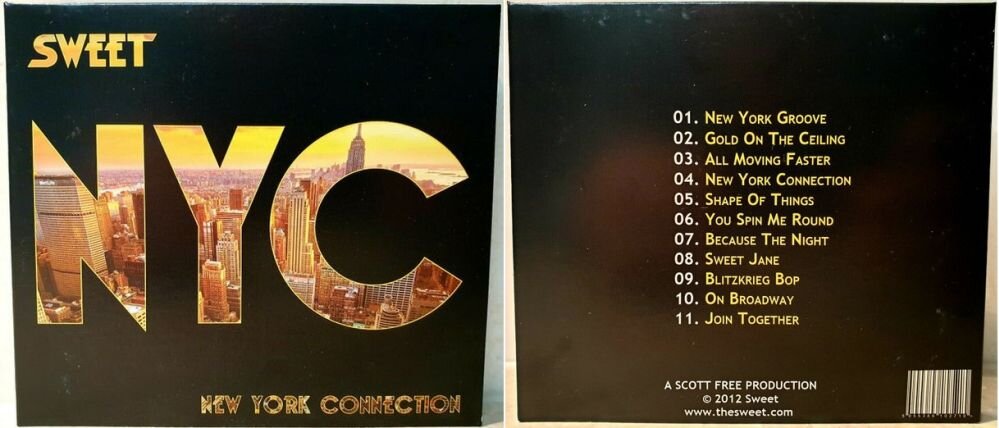 Sweet «New York Connection», 2012 г., обложка