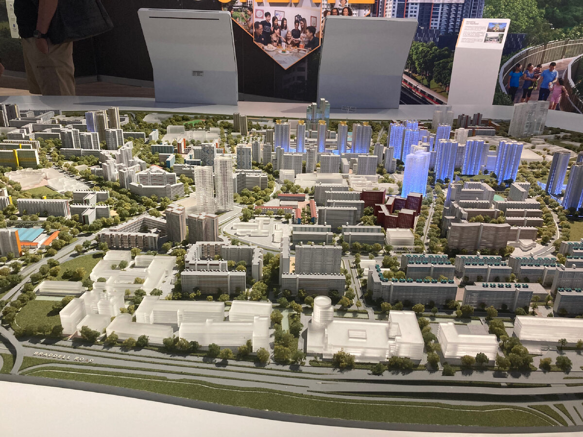 Макет района Тойа Пойо, где и находится Агентство