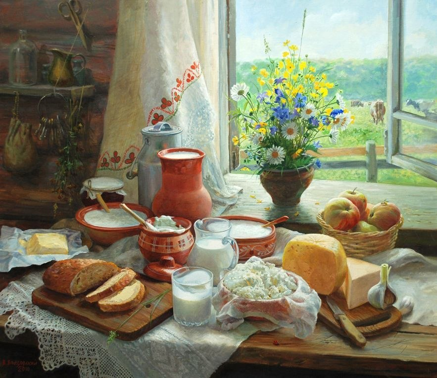 «Вкус лета» – работа художника Владимира Валерьевича Бжезовского, 2014 год