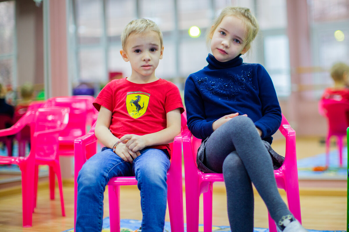 Дети перед занятием по методике Воспитание искусством