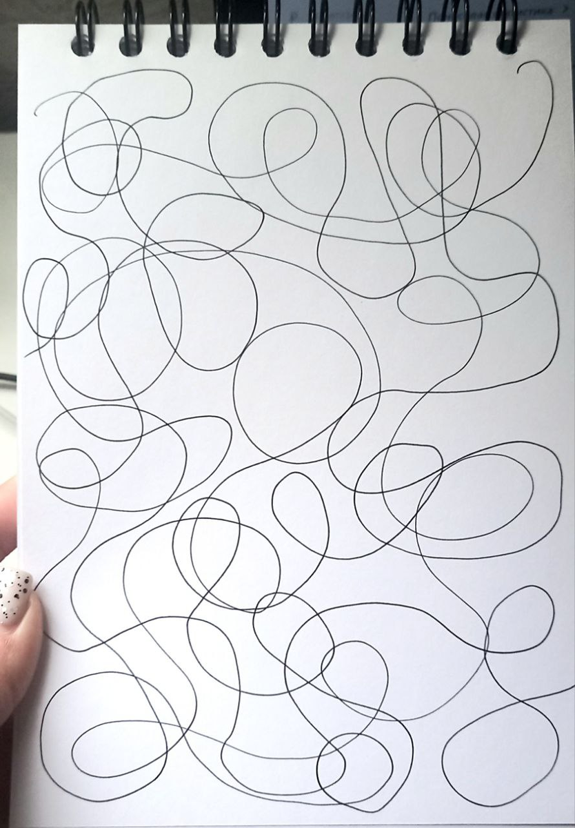 Можно сделать меньше линий