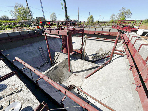    В Родниках продолжается реконструкция очистных сооружений