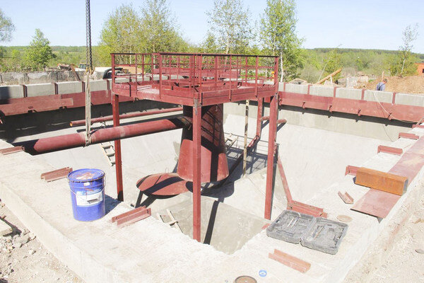    В Родниках продолжается реконструкция очистных сооружений