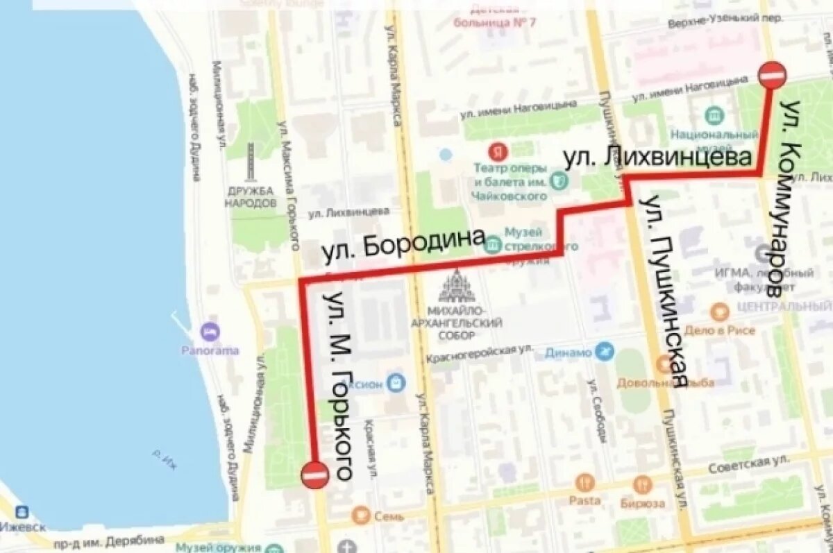    Во время прохождения колонны 28 мая с 10.40 до 11.30 движение по центру Ижевска будет ограничено